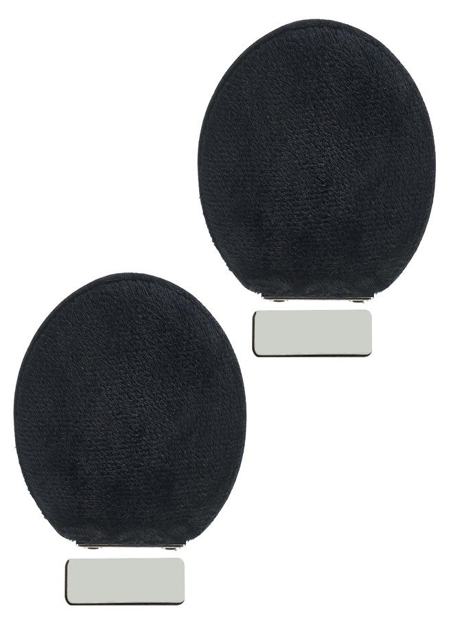 YUEWEESER Magnetic Mouse Ears for Hats for Families in Christmas Theme Parks Halloween, Removable Magnet Mini Ear Clips Attach to Any Hat for Baseball Caps, Trucker Hats, Hoodies Black - Image 1