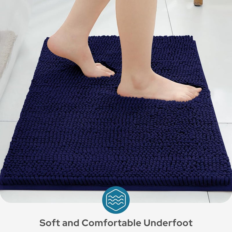 BYSURE 3 Piece Bath Mats Bathroom Rugs Sets Non Slip Extra Absorbent Plush Chenille Soft Washable - Image 5