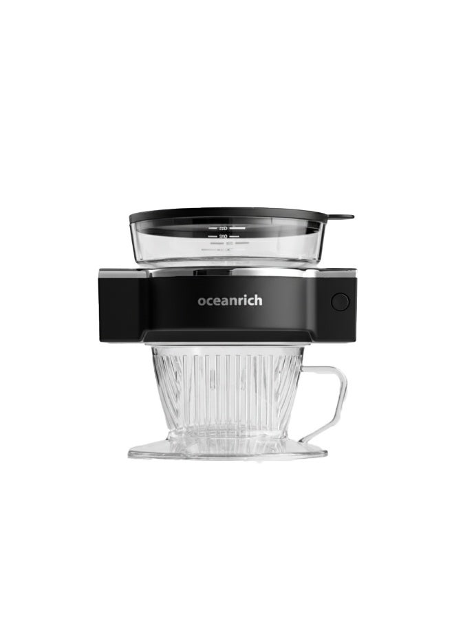 Oceanrich S5 Portable Automatic Coffee Maker, 2-in-1 Drip Brewer, 360° Rotation, 250ml, Battery Powered, BPA-Free, Compact Travel Coffee Machine - Image 1