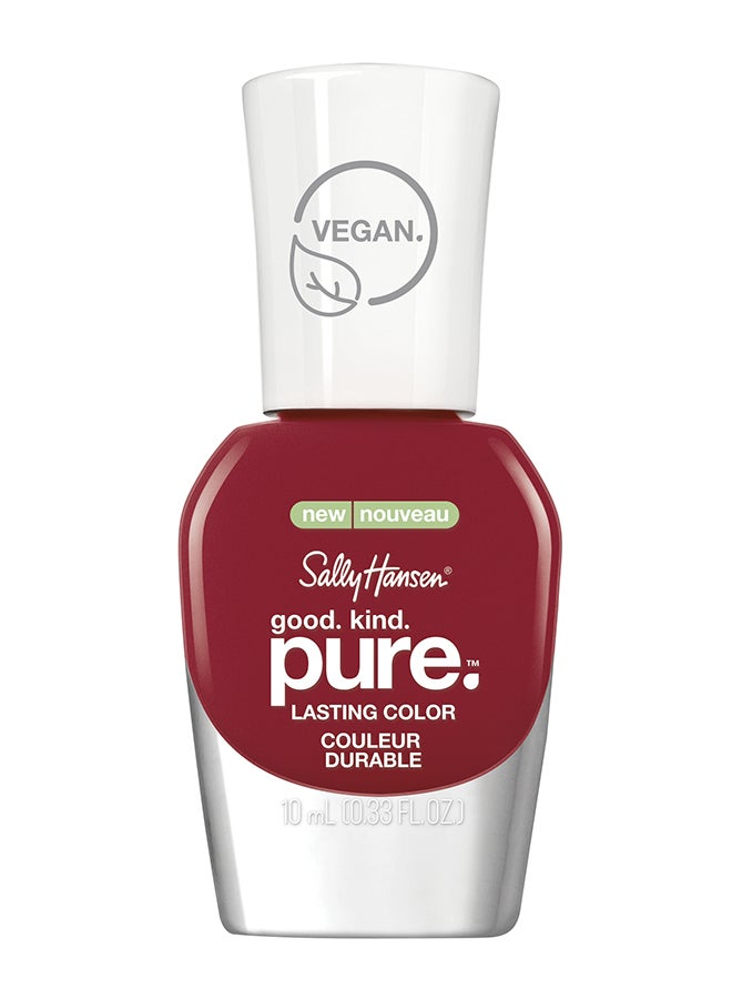 Sally Hansen طلاء أظافر جيد. لطيف. نقي. - 320 - شيري أمور، 10 مل - Image 1