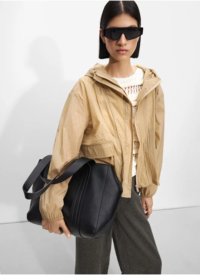 PARFOIS PERSONALIZED SHOPPER BAG WITH STRAP