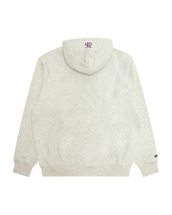 AAPE "A" patch zip-up hoodie