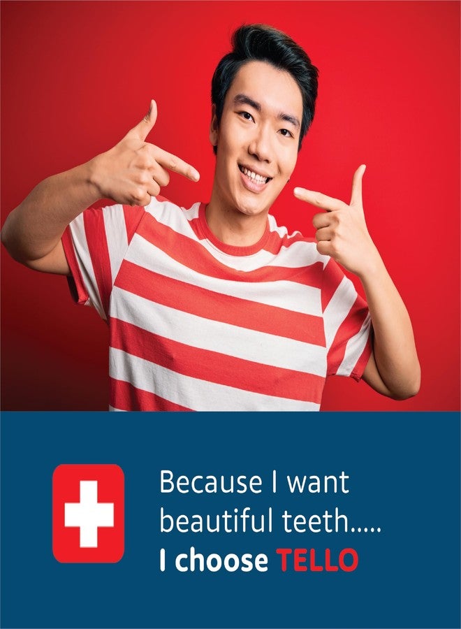 TELLO 1007.5 Adult Mega Soft Post-Op Toothbrush for Gentle Cleaning with Ergonomic Handle, Made in Switzerland, Colors Vary - Image 4