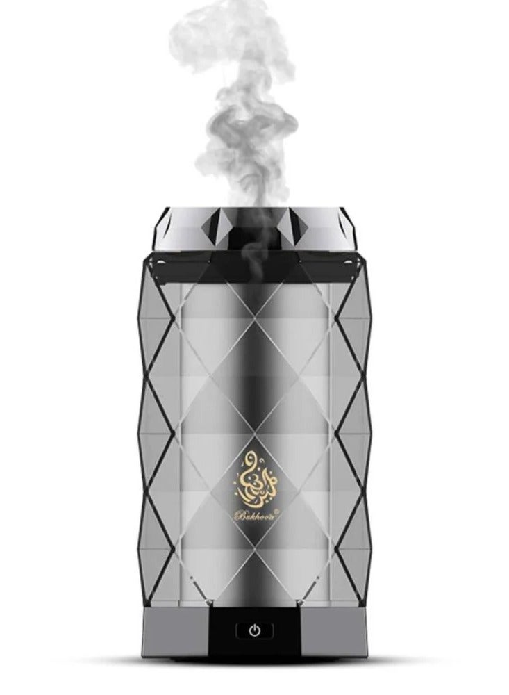 أس بي مبخرة الكترونيه فل دايموند مع مروحة رادياتير، معدن ممتاز، بطارية 2000 مللي أمبير، شحن من النوع C - المبخرة المحمولة للمنزل والسيارة والغرفة - Image 1