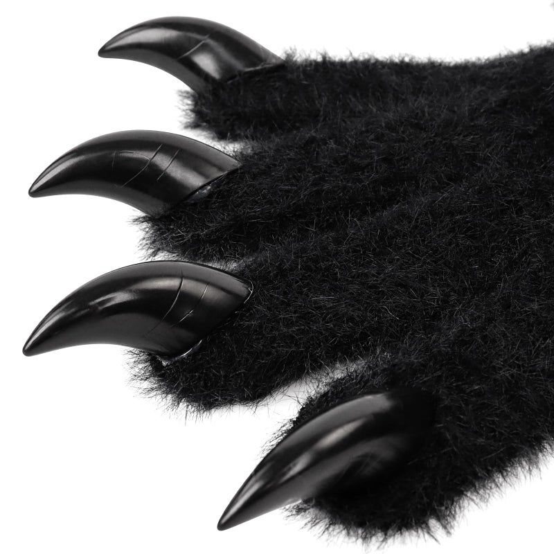 HAOAN Full Finger Paws Gloves Long Warm Mittens for Cosplay Themed Events Parties Costume Accessories - Image 5