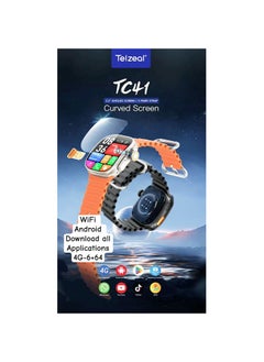 Telzeal Telzeal TC41 Android Smartwatch with 2.2" AMOLED Display, 6GB RAM, 64GB ROM, and 4G Connectivity  - Image 2