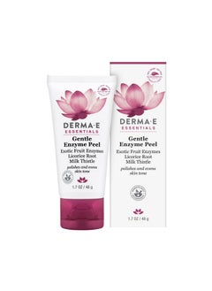 derma-e Derma E Gentle Enzyme Peel Brightening Exfoliator Mask Natural Enzymatic Chemical Peel With Papaya Milk Thistle And Licorice Root Resurfaces Smooths And Rejuvenates Facial Skin 1.7 Oz  - Image 2
