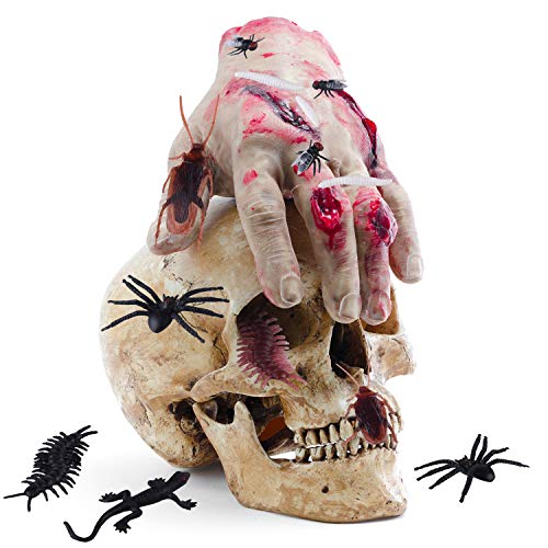 ASTARON 210 Pcs Realistic Bugs Plastic Trick Joke Toys Cockroaches Spiders Centipedes Scorpions for Halloween Party Fool's Day Decoration - Image 5