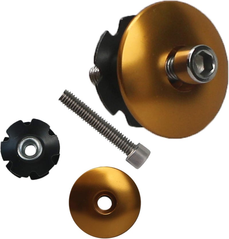 GANOPPER 1 1/8 Inch Headset Spacer with Stem Top Cap,Headset Star Nut Black Red Blue Gold 4 Color - Image 4