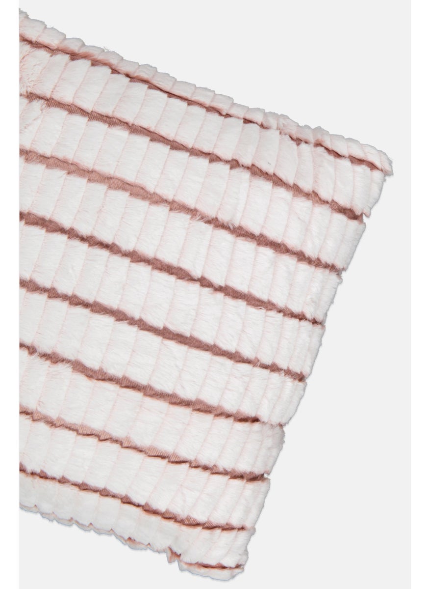 Nanette lepore Faux Fur Cushion 50 x 50 cm, Pink Combo  - Image 2