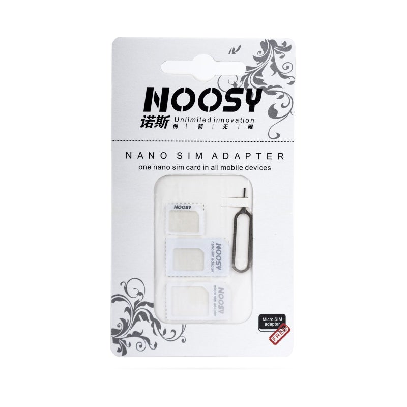 4in1 Adapter and Sim Pin Nano-Sim Kit, 3 Piece
