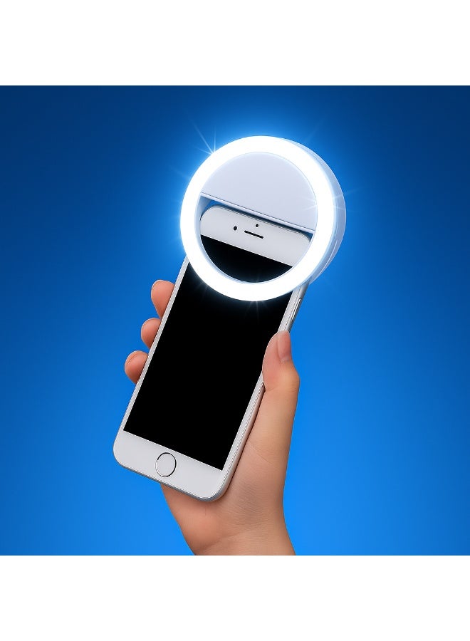 Small Ring Light for Mobile – 3 Adjustable Brightness Levels for Perfect Photos & Videos - Image 1