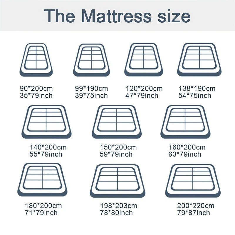 1pc Solid Color Soft Mattress Topper, Hotel Quality, Tatami Mat, Single or Double Bed Mattress Topper, Floor Pad, Easy to Clean, Suitable for All Seasons, Suitable for Bedroom, Dormitory, Guest Room, Camping, Back to School Season, Large Mattress - Image 5