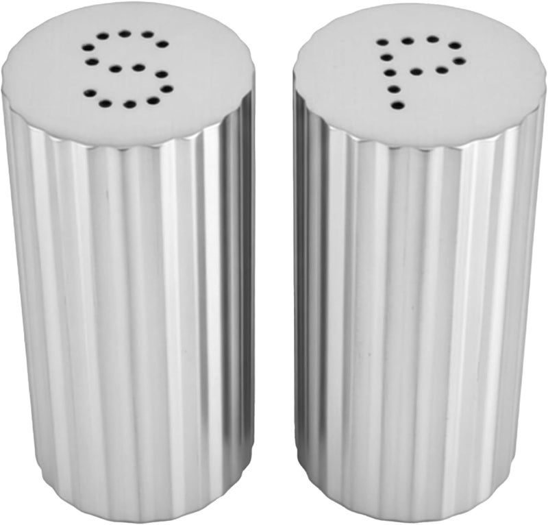 Zerodis Jars Storage Seasoning Shakers Kitchen Powder Dispenser with Adjustable Control and Nonslip Pads for Salt Chili Powder Sugar Cocoa Outdoor BBQ 2Pcs Stainless (Gold) (Silver) - Image 4