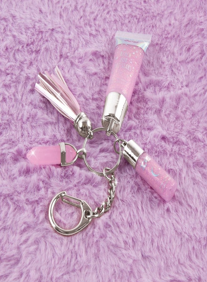 3C4G Celestial Keychain Lip Gloss, Berry Flavor, Lovely Lavender Tint with a Shimmery Finish, for Ages 8 and up by Make It Real - Image 3