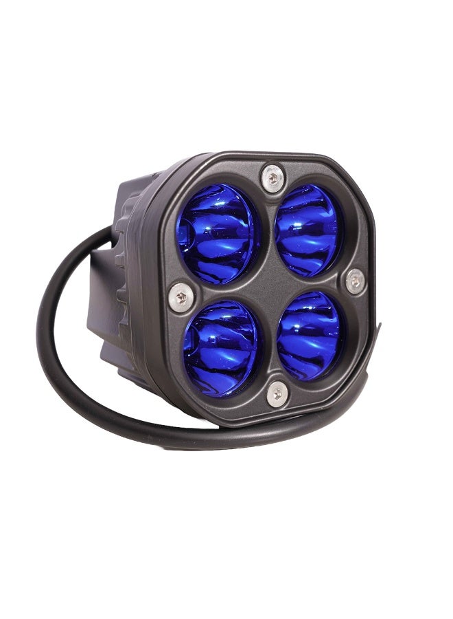 Blue LED Motorcycle Waterproof 12V Spot Lamp 9-32V High Power Light - EB11245968 - Image 1