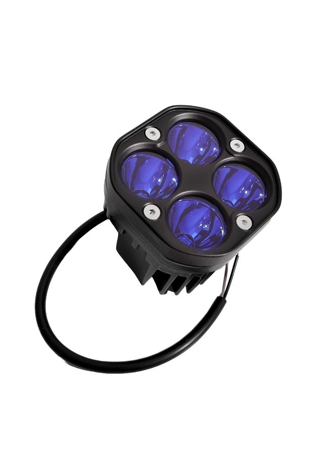 Blue LED Motorcycle Waterproof 12V Spot Lamp 9-32V High Power Light - EB11245968 - Image 2