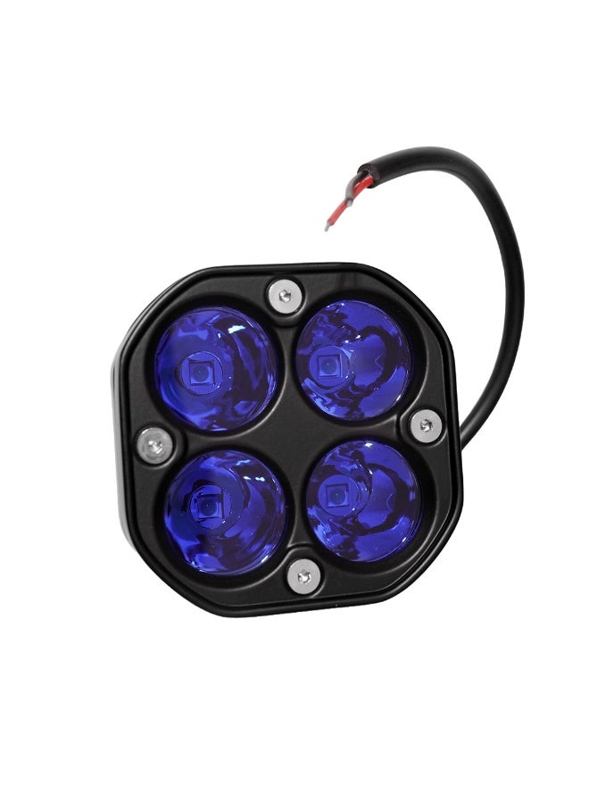 Blue LED Motorcycle Waterproof 12V Spot Lamp 9-32V High Power Light - EB11245968 - Image 4