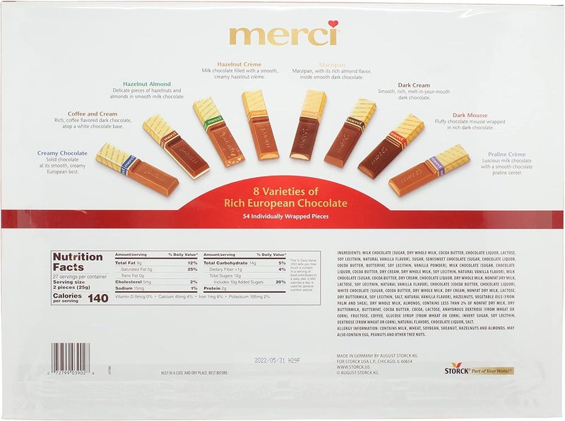 Storck Merci Finest Assortment of European Chocolates - 23.8 Oz (675 g) Box - Image 4
