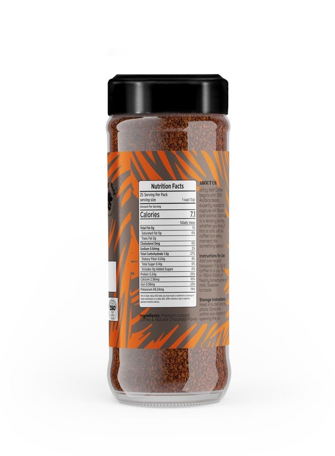 Witty Wolf Premium Mocha & Caramel Instant Flavored Coffee Combo (50gm + 50gm) | Espresso, Latte & Cappuccino | Hot & Cold Coffee (Pack of 2) - Image 2