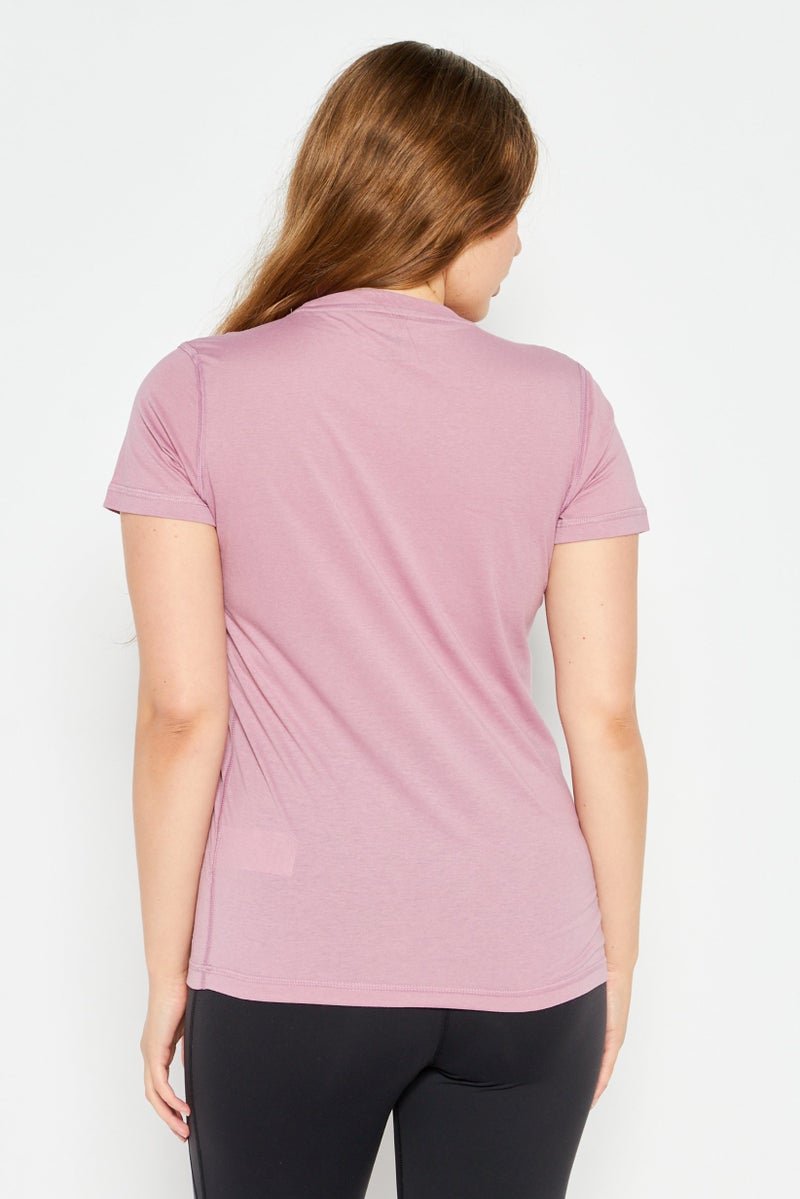 PUMA Women Sportswear Fit Short Sleeves Training T-shirt, Pink - Image 4