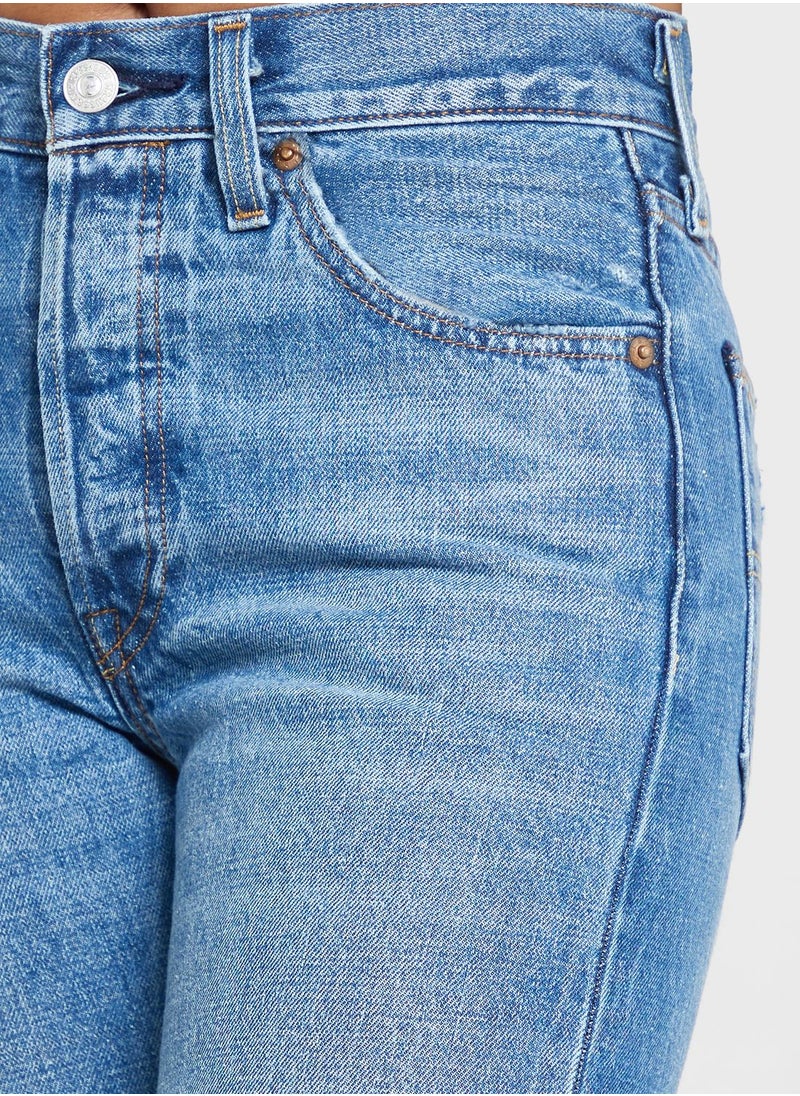 Levi's - Ripped Straight Jeans - Image 1