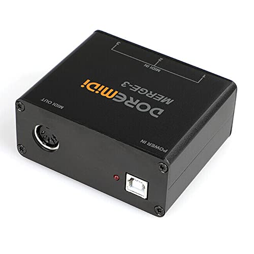 DOREMiDi MIDI Merge-3 MIDI Input 2 MIDI Output Support USB Power MERGE-3 - Image 2