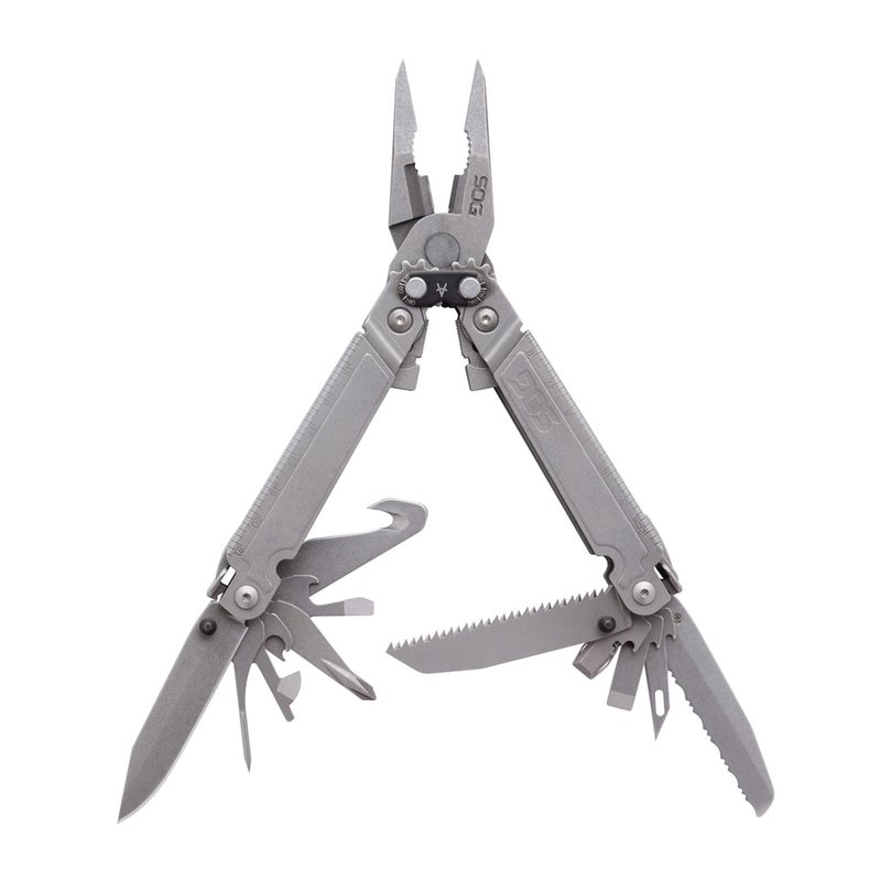 SOG PowerAccess Assist Full-Sized Well-Rounded Daily Use Multi-Tool One-Handed Assisted Opening 21 Tools - Image 1