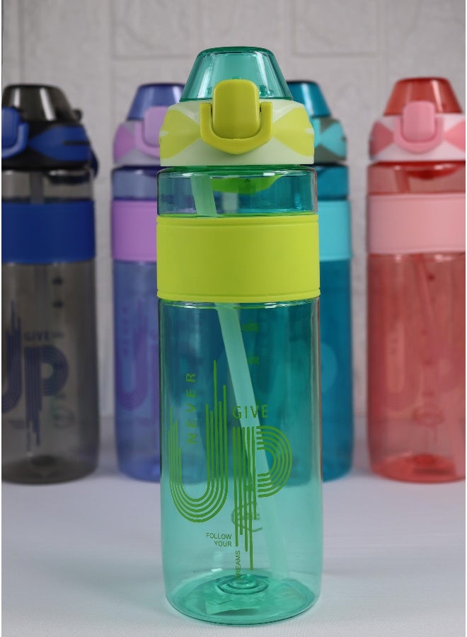 توشيونيكس زجاجة مياه شرب فاخرة سعة 900 مل - مصنوعة من مادة تريتان خالية من مادة BPA مع شفاطة بفتحة تهوية وغطاء قفل مانع للتسرب ومقبض وقبضة - مثالية للأطفال والكبار في صالة الألعاب الرياضية والمكتب والمدرسة والأنشطة الخارجية - زجاجة مياه سعة 30 أونصة - Image 2