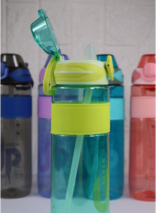 توشيونيكس زجاجة مياه شرب فاخرة سعة 900 مل - مصنوعة من مادة تريتان خالية من مادة BPA مع شفاطة بفتحة تهوية وغطاء قفل مانع للتسرب ومقبض وقبضة - مثالية للأطفال والكبار في صالة الألعاب الرياضية والمكتب والمدرسة والأنشطة الخارجية - زجاجة مياه سعة 30 أونصة - Image 3