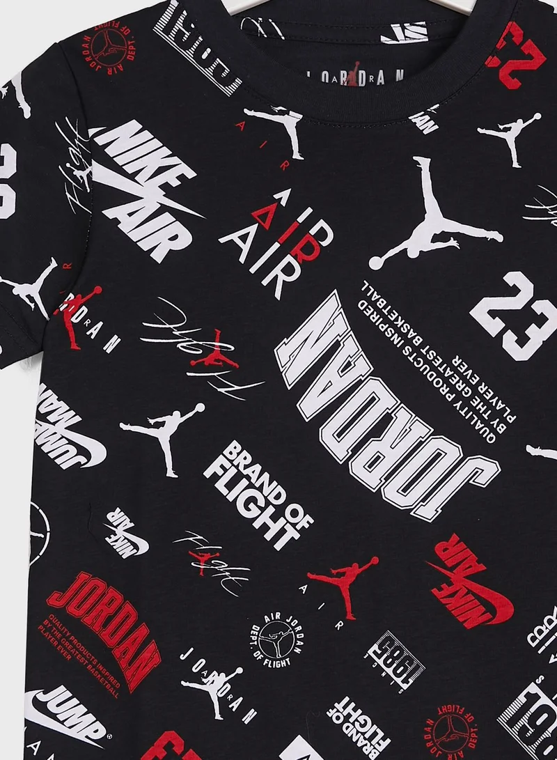 Jordan Kids Jordan Levels Aop T-Shirt