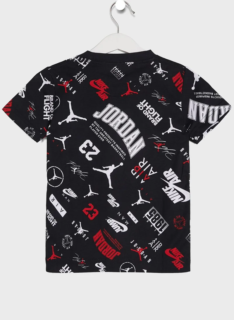 Jordan Kids Jordan Levels Aop T-Shirt