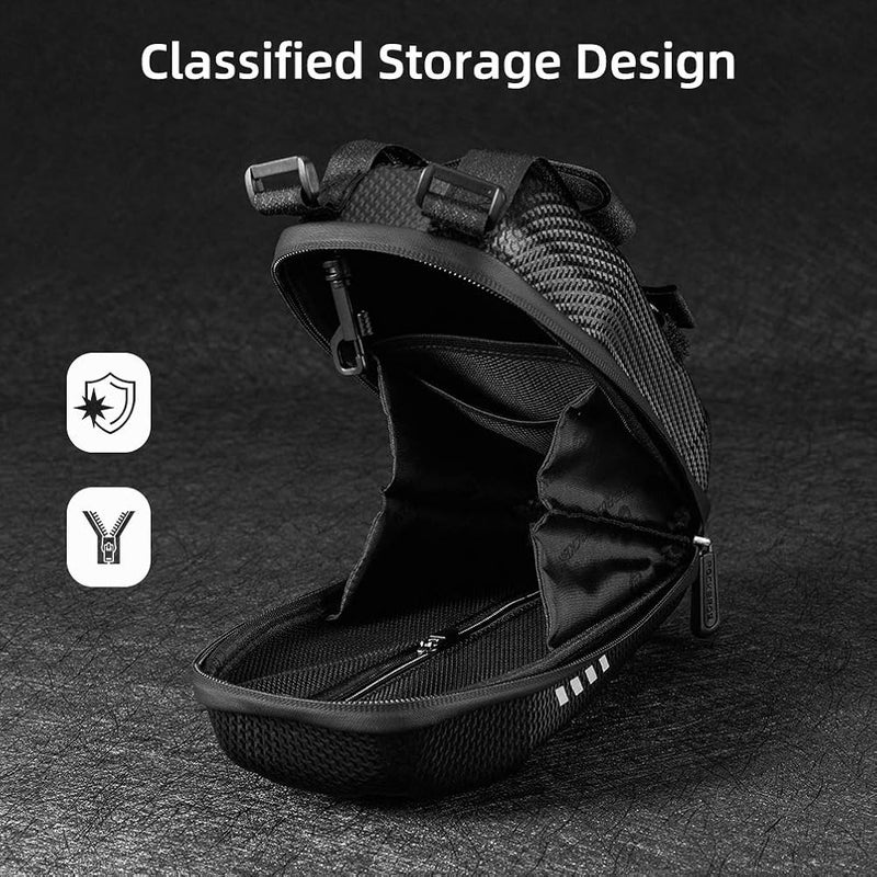 ROCKBROS Waterproof Scooter Storage Bag EVA Hard Shell 3L Large - Image 5