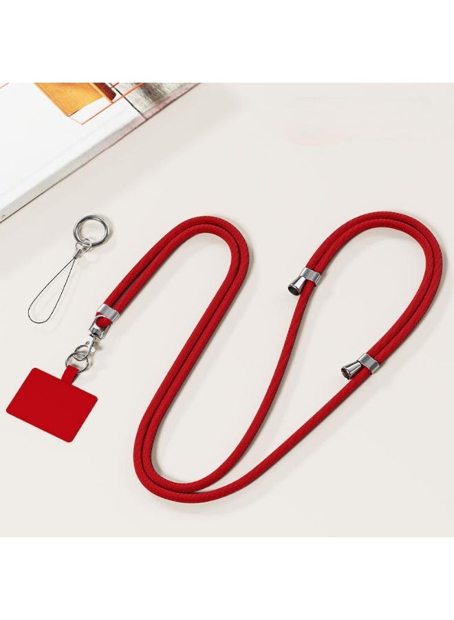 حبل هاتف عالمي مع حزام كروس من النايلون قابل للتعديل لمعظم الهواتف الذكية - Image 1