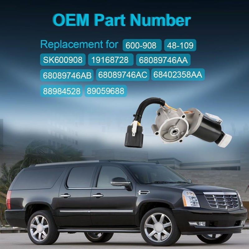 JDMON Transfer Case Shift Motor for Chevrolet, GMC, Hummer, and Ram Vehicles - Image 2