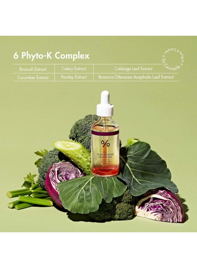 Dr. Ceuracle PLC Vitamin K Liposome Oil AmpouleㅣSpecial Care for Toning, Glowing, Hydration, BrighteningㅣSkin-Friendly Water&Oil Layer FormulaㅣSerum for Dark AreaㅣDr.Ceuracle - Image 4