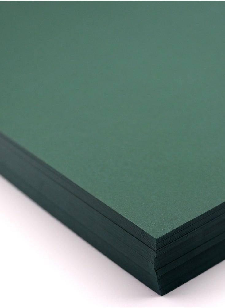 firstnock Color Card Paper Dark Green, A5 - 20 Sheets - 250GSM Thick Colored Card Stock - Premium Craft Paper for DIY, Invitations, Arts & Crafts and Printing  - Image 3