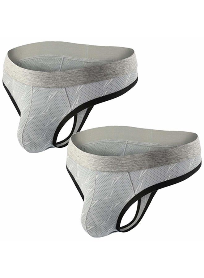 Mens Mesh Thong Underwear Elastic Waistband T-Back Underwear Pack