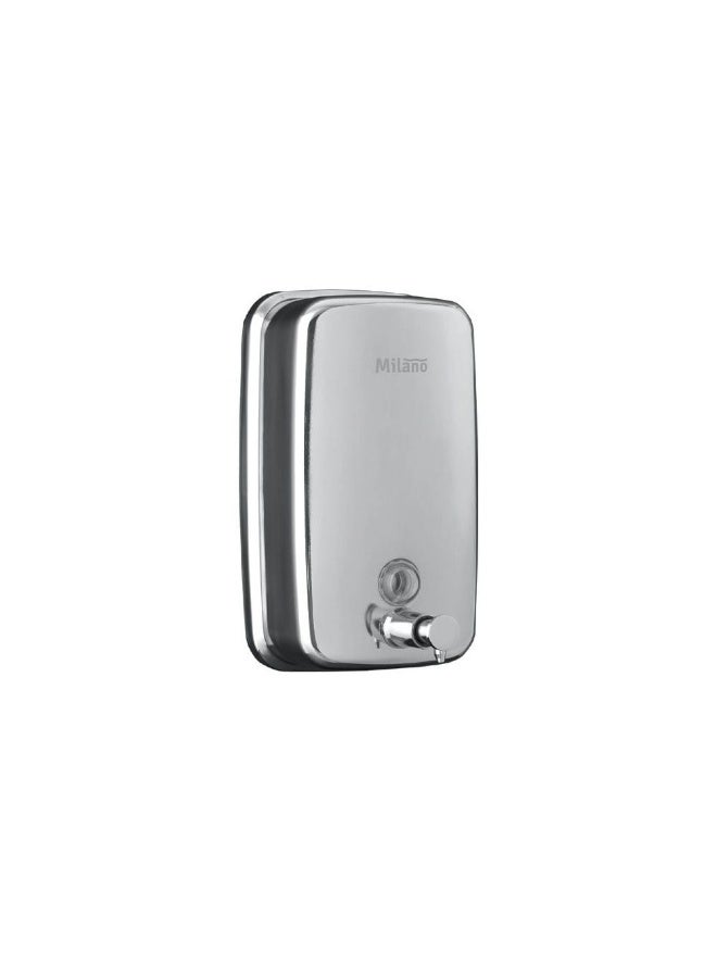 DANUBE HOME Milano Liquid Soap Dispencer Hsd -818-3 Chrome Stainless Steel Soap Dispenser Bathroom Accessories Hand Soap Dispenser For Toilet Bathroom Washroom Shower Room - Chrome  - Image 2