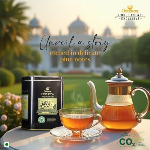 GOODRICKE Castleton Vintage Darjeeling Tea - 250gm (Pack of 1) | Single Estate Whole Leaf | 100% Loose Leaves | Premium Black Tea with Rich Taste & Aroma - Image 3