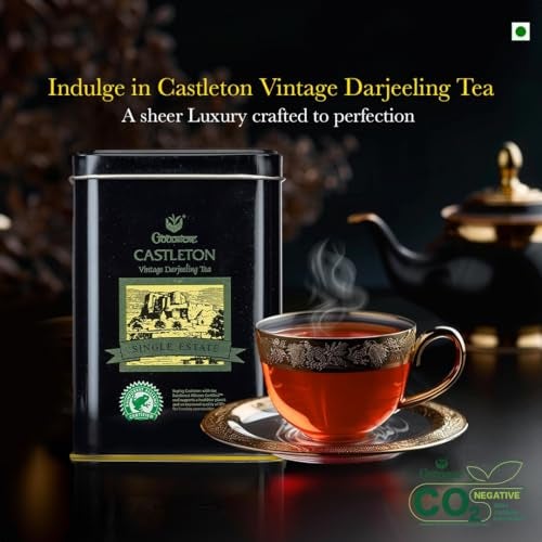 GOODRICKE Castleton Vintage Darjeeling Tea - 250gm (Pack of 1) | Single Estate Whole Leaf | 100% Loose Leaves | Premium Black Tea with Rich Taste & Aroma - Image 4