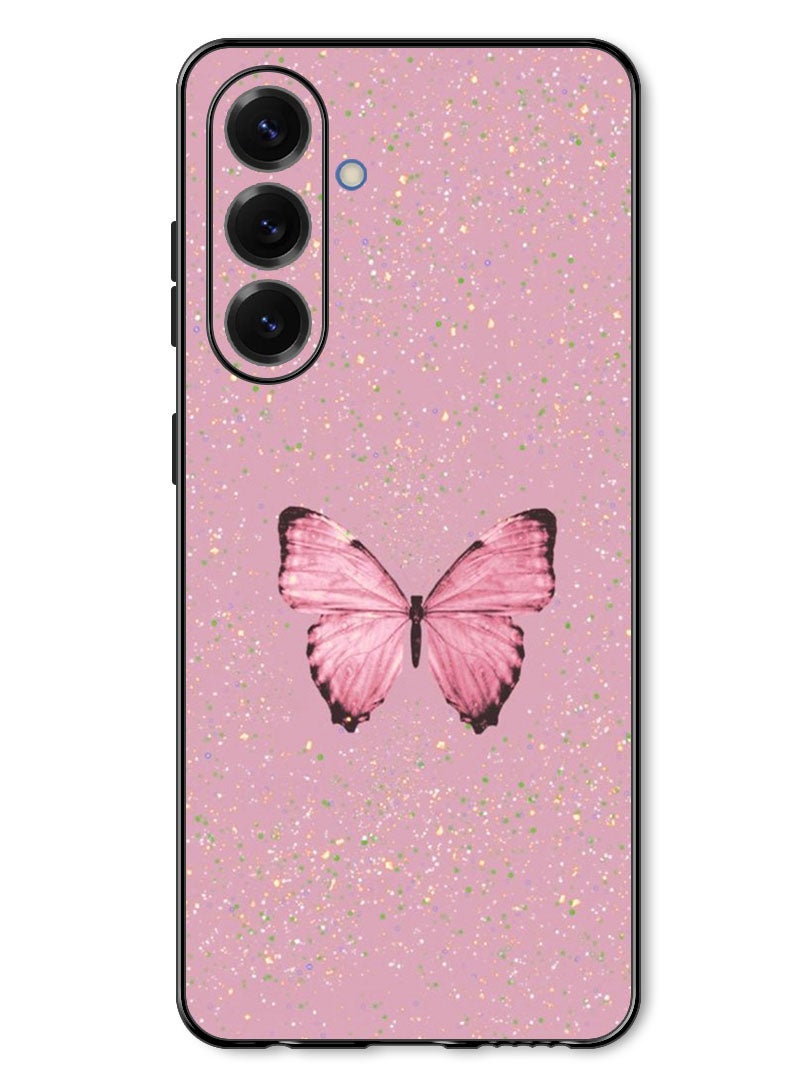 Theodor Case Compatible with Samsung Galaxy A17/ M17 6.7 Inch Protection Shockproof Bumper Cover Glitter Butter 1 - Image 1