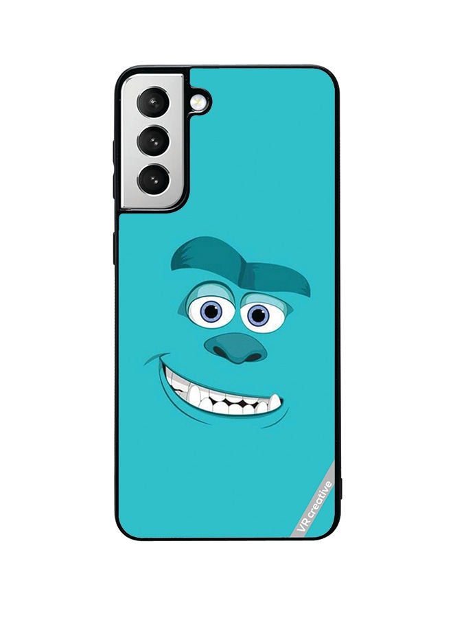 VR CREATIVE Protective Case Cover For Samsung Galaxy S22 Plus 5G Blue Monster Design Multicolour - Image 1