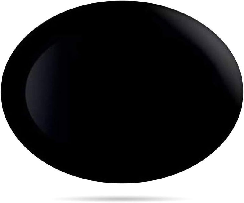 طبق بيضاوي من لونيات ديوالي من Luminarc، مقاس 33 سم × 25 سم، باللون الأسود