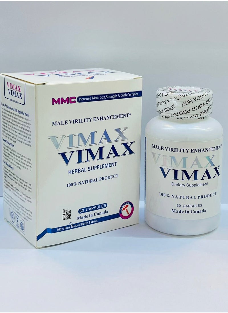 Vimax Capsules from Canada (Herbal) - 60 Capsules - For Men's - pzsku/Z2197F2300B1314B5BAA7Z/45/_/1740306851/97fce62f-dfee-4000-94ba-43ed18ce8528