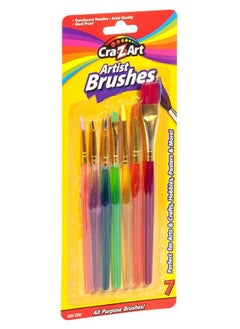 Cra-Z-Art Artist Brushes Assorted Sizes Blist Carded 7 Count (10700)  - Image 3