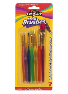 Cra-Z-Art Artist Brushes Assorted Sizes Blist Carded 7 Count (10700)  - Image 2