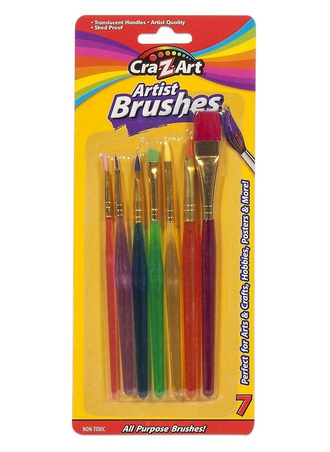 Cra-Z-Art - Artist Brushes Assorted Sizes Blist Carded 7 Count (10700) - Image 1