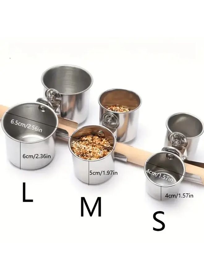 Small Stainless Steel Clip On Bird Bowl Food Water Cup Feeder Cage Lock Rust Proof - Image 3