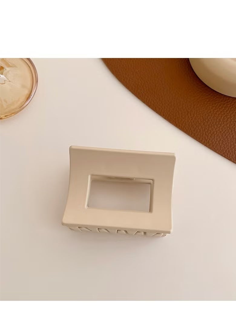 مشبك مخلب الشعر القوي المكون من 10 قطع للنساء تجعيد الشعر الطويل الرقيق ، إكسسوارات الشعر بلون القهوة بالحليب (قهوة الحليب) - Image 5